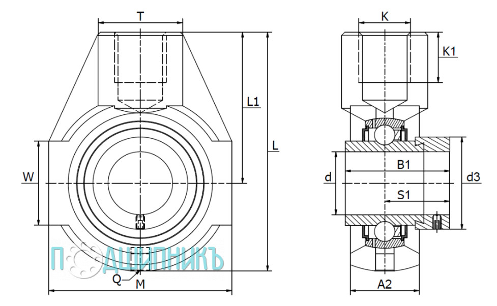 Схема и чертеж SPK 40 A-RHE40 от PTI
